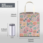 Car Trash Can, Cute Car Trash Bag, Hanging Car Organizer and Storage Bag, Trash Bin for Car Accessories, Vehicle, Travelling, Camping Cute Pink Flower