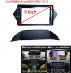 9'' Car Dash Radio Stereo Frame Fascia Bezel for Honda Acura MDX 2007-2013 Mount Trim Panel