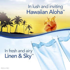 Car Air Fresheners, 2 Linen & Sky and 2 Hawaiian Aloha Scents, Odor Eliminator for Strong Odors (4 Count)