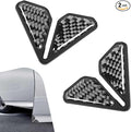2 PCS Car Door Corner Protector Edge Guards, PVC Carbon Fiber Style Anti-scratch Guard, Waterproof Self-adhesive Protective Decoration, Universal for Most Vehicles (Black & 02)