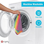 Orighty Microfiber Cleaning Cloths,150 Pack Microfiber Towels Bulk, Ultra-Soft & Absorbent Cleaning Rags, Reusable Lint Free Cloths for Car Care, House, Kitchen, 12x12 Inch