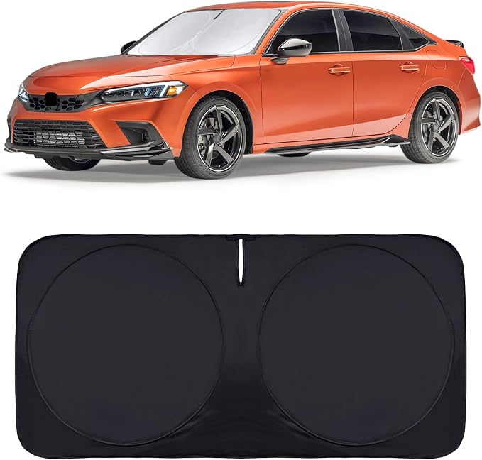 for Accord 2026 Windshield Sun Shade Sunshade Protector for Honda Accord 2021 2022 2023 2024 2025 Windshield Cover Sun Visor Foldable Window Heat Shield Reflector Blocks UV Ray Car Accessories