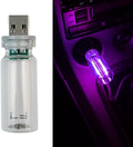 Dimmable Purple USB Touch Control Led Lights, Glass Car Led Lights Interior, Cute Interior Car Lights, Retro Led Night Light Ambient Lighting, USB Mood Lamp Bedroom, Gift for Men Women