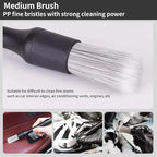Car Detailing Brush Set - 4-Piece Kit for Interior & Exterior Cleaning - Premium Car Wash Brush for Professional Results ﻿car Duster Interior