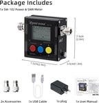 Surecom SW-102 Digital VHF/UHF 125-525Mhz Antenna Power & SWR Meter