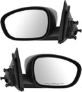 2 Piece Driver and Passenger Side Mirror Assembly Set Electric Adjustment Non-Heated No Memory Textured Compatible with 2006-2010 Dodge Charger CH1320294 CH1321294