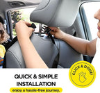 Back Seat Cover for Kids, 2 Pack X-Large Waterproof Kick Mats Backseat Protector, Durable Car Seat Back Protectors for Vehicles to Protect from Dirt, Mud & Scratches, Fits Most SUVs and Vans