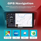 for Kia Rio 2012-2015 RHD Car CarPlay Android Auto Navigation Stereo GPS Radio Reverse Camera Display 9" IPS Touchscreen Headunit Tablet Pad Media Player, if Applicable Quad Core 2G+64G