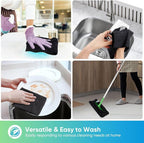 Black Microfiber Cleaning Cloth, 12 Pack Premium Microfiber Towels for Cars, Lint Free, Scratch-Free, Highly Absorbent, Reusable Cleaning Rags for Car, Household, Kitchen, Window, 11.5"X11.5"
