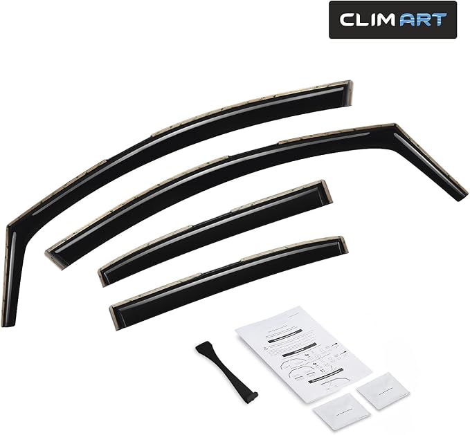 in-Channel Incredibly Durable Rain Guards for Toyota Corolla 2020-2026 Sedan, Original Window Deflectors, Vent Window Visors, Vent Deflector, 4 pcs. - 620374
