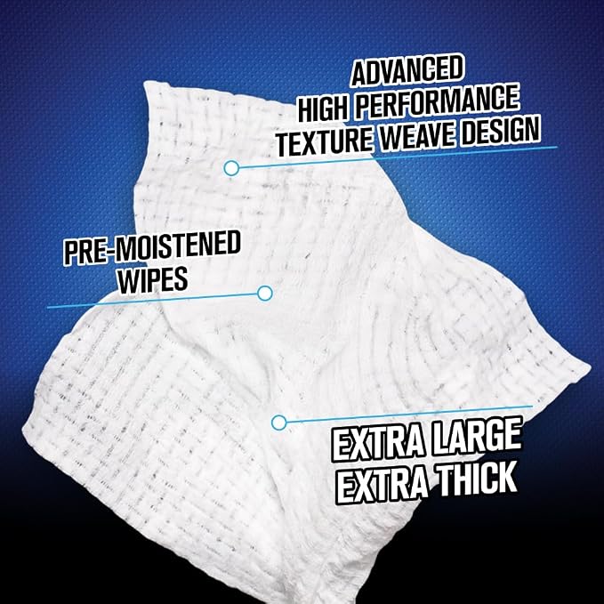 Canister Wipes - Total Interior Cleaner & Protectant, Great For Cars, Trucks, SUVs, RVs, & More (60 Ct)