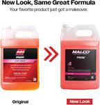 Malco Prizm Car Wash – Hard-Working, High-Foaming Automotive Cleaner/Formulated to Remove Soils and Rinse Away Cleanly/Excellent Cleaning Performance and Value / 1 Gallon (123201)