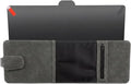Craedli Car Sun Visor Extender Organizer, 2 in 1 Anti-Glare Sunshade with Magnetic Sunglasses Holder & Mesh Pouch, Multifunctional Adjustable Auto Interior Storage Accessories (BlackGray)