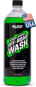 Total Off-Road Wash Super Concentrate – Thick Foaming Car Wash Soap with Hybrid-Ceramic Formula for Dirt Bikes ATV UTV Trucks Jeeps and More – Foam Cannon Ready – 32 oz