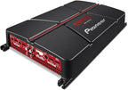 GM-A6704 4-Channel Car Amplifier – 1000W Max, Class AB, Bridgeable Design, Bridgeable, High-/Low-Pass Filters