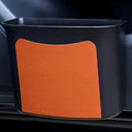 YoRise Car Trash Can, Multifunctional Hanging Garbage Can, Car Storage Organizer Container, Mini Trash Bin, Waterproof Automotive Door Side Garbage Organizer Holder for Most Cars (Orange)