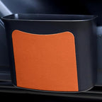 YoRise Car Trash Can, Multifunctional Hanging Garbage Can, Car Storage Organizer Container, Mini Trash Bin, Waterproof Automotive Door Side Garbage Organizer Holder for Most Cars (Orange)