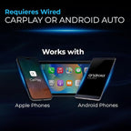 Wireless CarPlay Adapter for iPhone & Android Auto – Plug & Play, Fast Auto-Connect, Compatible with Factory Wired CarPlay, Stable Dual-Band Connection – WUA-8PRO