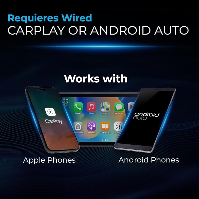 Wireless CarPlay Adapter for iPhone & Android Auto – Plug & Play, Fast Auto-Connect, Compatible with Factory Wired CarPlay, Stable Dual-Band Connection – WUA-8PRO
