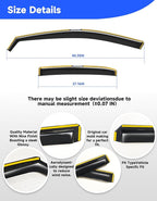 in-Channel Window Rain Guards Fit for Dodge Durango 2011-2026,Extra Durable Visors Vent Visors Window Deflector Vent Shades Car Accessories -4 pcs