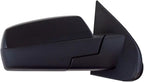 Right Mirror Manual, with Smooth Black Cover Passenger Side Compatible with 14-18 Sierra 1500 15-18 Sierra 2500 HD 3500 HD Silverado 1500 Silverado 2500 3500