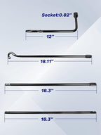 Tacoma Heavy Duty Spare Tire Tool Kit Compatible with 2005-2022 Tacoma OEM Replacement