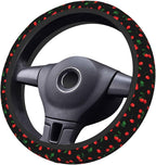 Delicious Cherry Elastic Steering Wheel Cover Non-Slip Breathable Steering Wheel Protector Fit Auto, Suvs, Truck