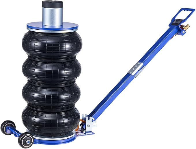 Air Jack, 6 Ton/13227 lbs Airbag Jack, Lift Up to 26.5 inch with Heightened Column, Adjustable Handle & Thick Rubber Pad, 2-5 s Fast Lifting Pneumatic for Car, SUV, Pickup Truck Repair, Garage
