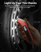 Digital Tire Pressure Gauge 2 Pack, Industrial Tire Gauge 3-200 PSI, Calibrated to ANSI B40.7 Grade 2A(Plus-Minus 0.5%), Air Pressure Gauge with Replaceable AAA Batteries (Dark Cyan)