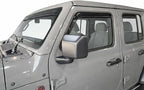 2018-2026 in-Channel Rain Guards for Jeep Wrangler JL Side Window Deflector Visors Unlimited 4 Door & for Jeep Gladiator JT 2020-2026 Vent Shades