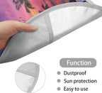Steering Wheel Sun Shade Cover, Palm Tree Steering Wheel Cover Sun Shade, Aluminum Foil Auto Interior Protector Anti-Heat Steering Wheel Shield Accessories for Women, Dinosaur