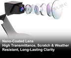 ASURE Spare Tire Backup Camera for Jeep Wrangler JK 2007-2017 | 1080P HD Starlight Rear View Camera, PAL NTSC AHD CVBS Switch, 170° Wide Angle, IP68 Waterproof