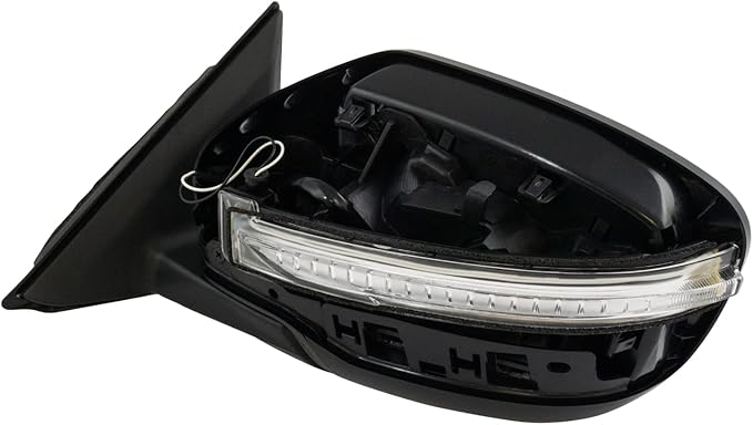 Power Heated Side Mirror Set Driver & Passenger Smooth Black Paint to Match Chrome Base Compatible with 2014-2016 Nissan Rogue NI1320285 NI1321285