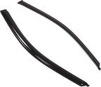 WD2-223RM Dark Smoke 2 Pcs Set Window Visor (Outside Mount) Deflector Rain Guard Compatible with 2006-2011 Honda Civic Coupe