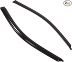 Outside Mount Window Vent Visors Rain Guards Compatible with Honda Civic Coupe 2006-2011 | Side Window Wind Deflectors Rain Shields | Smoke Tinted, 2 Pcs Set, DGWV-223RM