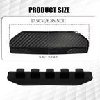 2PCS Universal Snap-On Side Mirror Rain Guards, Side Window Wind Deflectors & Visors, Car Mirror Rain Visor Eyebrow Cover, Carbon Fiber Side Mirror Rainproof Eyebrow Fit for Car Truck SUV