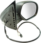 Passenger Side Mirror Assembly Power Folding Electric Adjustment Heated Memory Textured Compatible with 2007-2014 Chevy Silverado 2500 HD 3500 2007-2010 GMC Sierra GM1321437