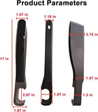2 PCS Car Seat Gap Filler, Seat Gap Filler with Black-Carbon Fiber Texture for Cars SUV Trucks, Console Side Gap Organizer Storage Box with Charge Cable Hole, Fit for 1.2 Inches Seat Console Gap