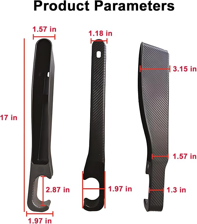 2 PCS Car Seat Gap Filler, Seat Gap Filler with Black-Carbon Fiber Texture for Cars SUV Trucks, Console Side Gap Organizer Storage Box with Charge Cable Hole, Fit for 1.2 Inches Seat Console Gap