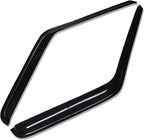Extra Durable Outside-Mount Auto Vent Window Visor, Fits 1980-1996 Ford Bronco & Ford F-150/F-250/F-350; 1997 F-250 HD, Regular Cab/SuperCab/SuperCrew, UV-Protect Rain Guard, Smoke, 2-Pcs