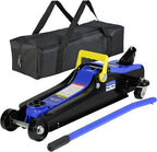 4 Piece Car Truck Floor Jack Service, Hydraulic Trolley Floor Jack & Jack Stands & Tire Repair Kit for Garage Repair Shop DIY, Lifting Range 3.3"-15.2", Steel Car Jack 2 Ton/4000 LBS Capacity