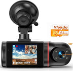 Dash Cam Front and Inside, FHD Dashcams for Cars with 64GB Card Dash Camera for Cars, 1080P Front Dash Cam+1080P Inside Dashcam for Car Dash Camera with IR Night Vision Loop Recording | 1080P Front, 1080P Inside, IR Night Vision, Loop Recording