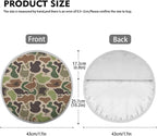 Duck Camo Steering Wheel Sun Shade Cover,Steering Wheel Sun Block Anti-Heat Aluminum Foil Steering Wheel Cover Steering Wheel Sun Heat Shield for SUV Truck Van