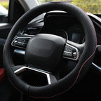 Microfiber Leather Steering Wheel Cover — Anti-Slip Universal Grip