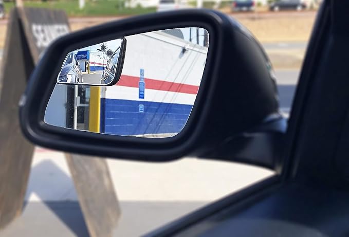 NXTGEN Extended View Mirrors - Compatible with 2020-Present Toyota Supra | MKV Supra Blind Spot Mirrors - 2 Piece Set (Left & Right)