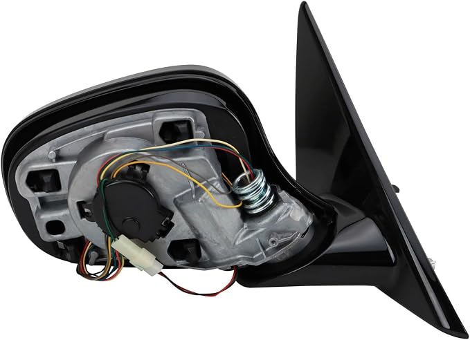 Passenger Side Power Heated Mirror Gloss Black Paint to Match Compatible with 2009-2012 BMW 328i BM1321145