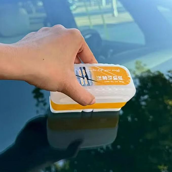 Anti Fog For Car Windshield, Wide Coverage, 180ml, Car Glass Oil Film Cleaner, Automotive Oil Film Cleaning Brush, Fast Drying, For SUV Truck Sedan Rearview