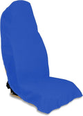 Waterproof Car Seat Cover for Front Seats, Protector for Cars SUVs Trucks, Sweat Towel Seat Covers Bucket for Gym,Workout,Beach,Hiking,Running Swimming (Blue, 1PC)