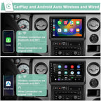 2GB+64GB Radio Upgrade for Ford F150 2009-2012 (Auto AC High end) with 9-inch HD Touch Screen,Wireless CarPlay/Android Auto WiFi, SWC, FM, AM