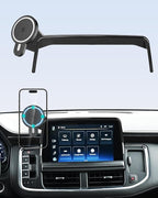 PZK Car Phone Mount for 2021 2022 2023 2024 Chevy Tahoe/Suburban/GMC Yukon | 10.2-inch Screen Magnetic 15W Fast Wireless Charger Car Phone Holder LT/Z71/RST/High Country 360° Rotation Hands-Free